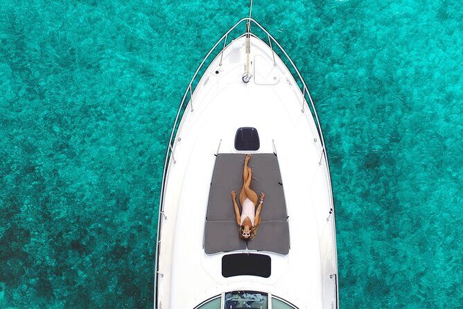 5H Private Lux 40' Yacht All Inclusive - Tulum & Playa del Carmen - Stop 1 on the Riviera Maya: InHa reef time, turtles, and ceviche