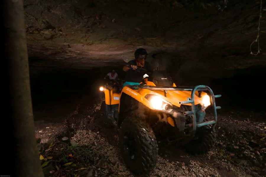 ATV Adventure to Jade Cavern Double - Jade Cavern and the Cenote System: Emerald Water, Tunnels, and Weather Reality