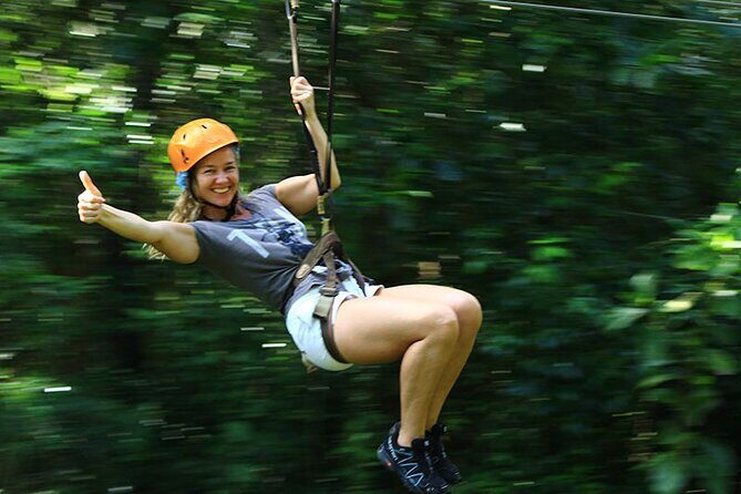 ATV Cenote and Zipline Adventure from Tulum - The cenote swim: stalactites, tunnels, and semi-dry cavern light