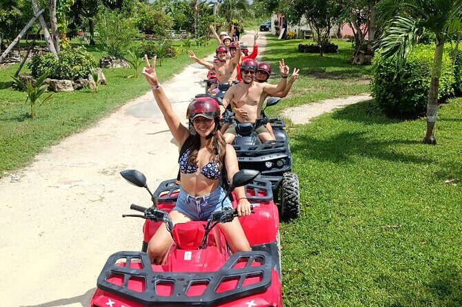 ATV Jungle discovering the wild Jade Cavern and Mayan Village - Jade Cenote: natural age, local reverence, and wildlife
