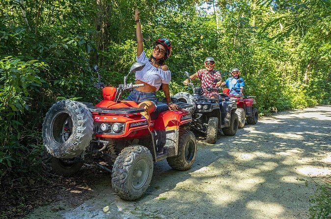 ATV Ride Discover the Jade Cavern and Drive Through The Jungle - Included extras that matter: water, gear, pickup, and tequila tasting