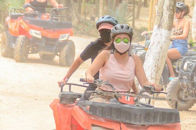 ATV Tour, Ziplines, Mayan Cenote, Tacos, Tequila and Transport - The ATV Jungle Circuit: Dust, Safety Gear, and How the Ride Feels