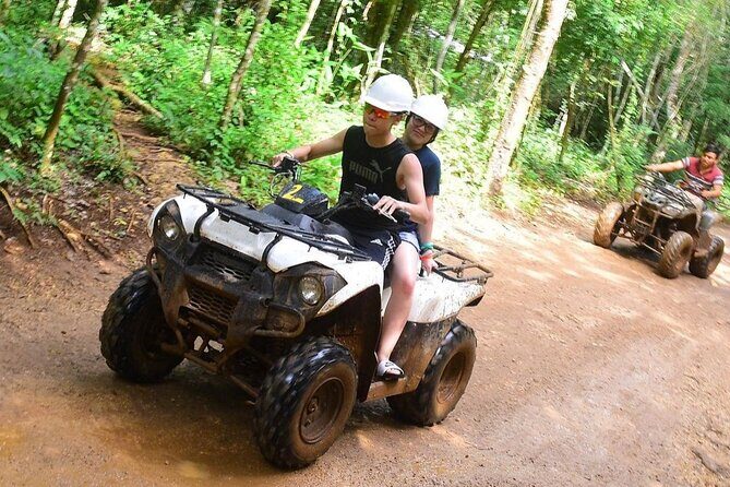 ATV Tour, Ziplines, Mayan Cenote, Tacos, Tequila and Transport - La Ruta de los Cenotes: Swim Time, Chairs, and the Locker Reality