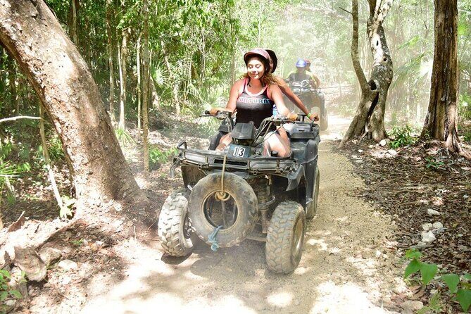 ATV , Zipline & Cenote from Playa del Carmen – Lunch Included - Cenote Swim: Cooling Off in a Mayan Natural Pool