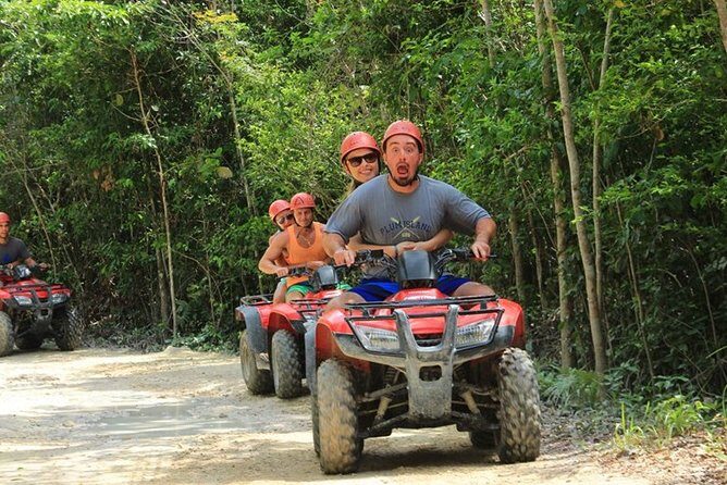 Atv, Zipline , Cenote & Lunch from Playa del Carmen - ATV trails with safety briefings and real gear