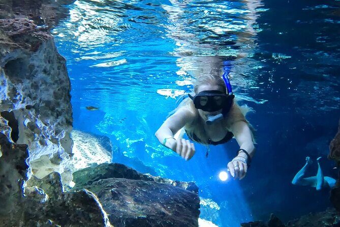 Best in Class: Private Snorkeling Xpedition - Stop 2: Cenote Nicte-ha for open-swimming and jump-ready fun