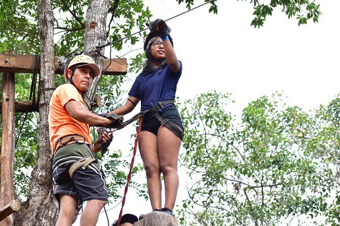 Cenote, Zipline & ATV Shared Combo 3x1 from Playa del Carmen & Cancun - Cenote Time: Fresh-Water Swim on the Route of the Cenotes
