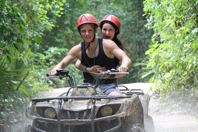 Cenote, Zipline & ATV Shared Combo 3x1 from Playa del Carmen & Cancun - Lunch and Drinks: Chicken Fajitas to Recharge