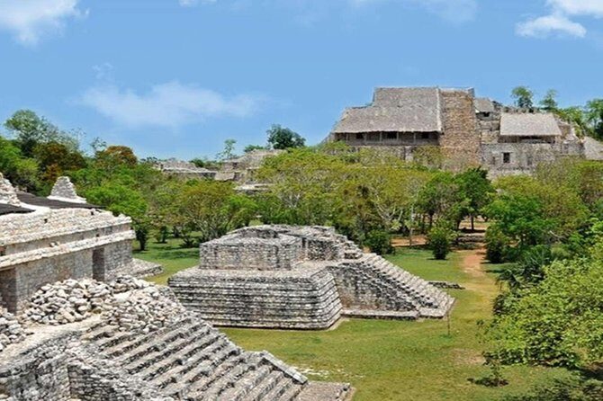 Chichen Itza, Cenote Hubiku and Ek Balam Reduced Group - Ek Balam Village: Steep Steps, Mayan Carvings, and Climb Decisions