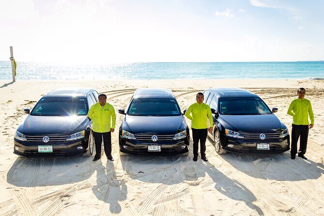 Departures in Luxury Sedan from Akumal to Cancun Airport - How pickup works at your hotel lobby (and how not to miss it)