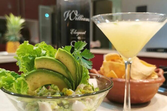 DRINKING SCHOOL: Mexican Cocktail & Appetizer Class - Green Ceviche: mango, cucumber, avocado, serrano, and agave
