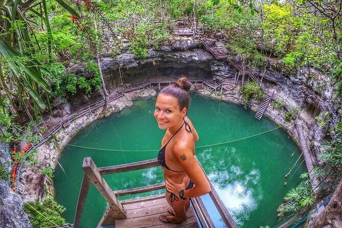Experience in Atvs in the Mayan Jungle with Cenote and Zip Line - Cenote Nohoch: Another Swim Stop (Plus That Photo-Friendly Look)