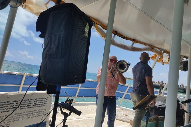 Fantastic Day Isla Mujeres Unlimited Catamaran from Riviera Maya - Stop 1: Isla Mujeres Snorkel at Punta Sam (El Meco)