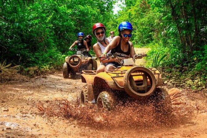 Full Day Adventure: Horses , ATV, Ziplines & Cenote w/Lunch - Zip Lines Above the Trees: Heights, Stairs, and Safety Checks