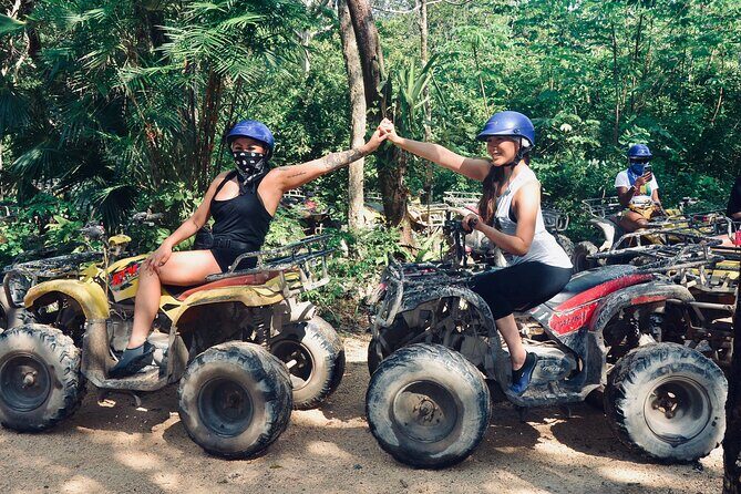 Full-Day ATV + 4 Ziplines + Cenote Swim + Yalkú Snorkeling - Zip lines over the jungle canopy: four rides and one into the water