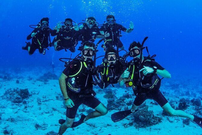 Fun dives Cozumel south marine park - First underwater session: drift style and reef texture