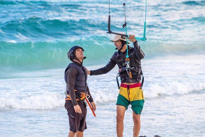 Group Kiteboarding Lesson in Tulum - Stop 1 at the Mexican Caribbean Kitesurf & Paddlesurf Base