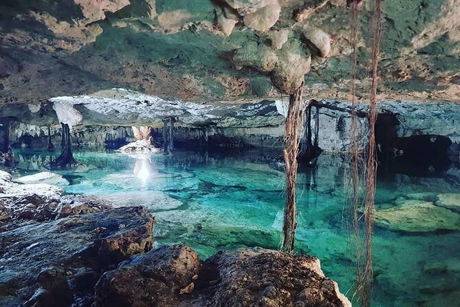 Half day Cave Cenotes Expedition - Yum Ha Cenote: Semi-Open Water, Stairs of Slick Rock, and First-Time Confidence