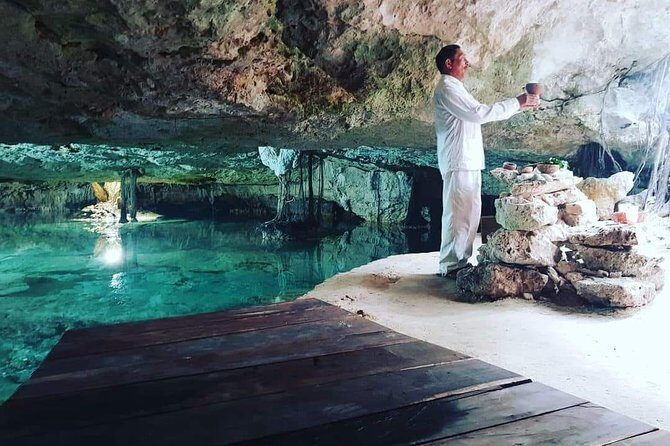 Half day Cave Cenotes Expedition - Sol y Luna Cave Cenote: Flashlights, Stalactites, and Swimming Through the Covered Area