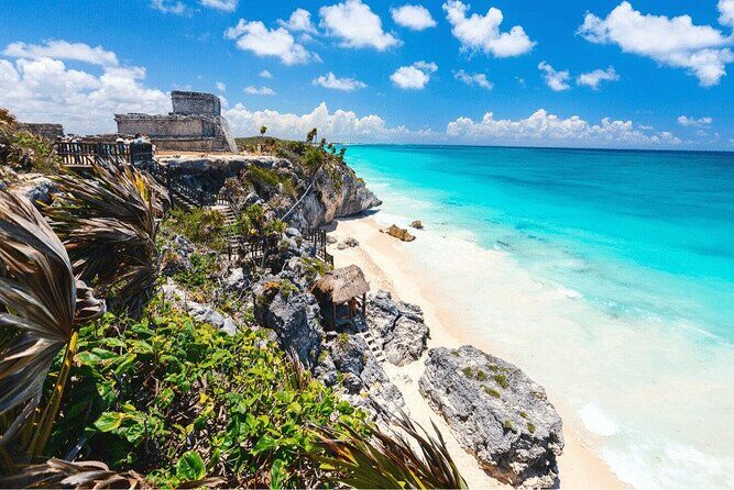 Half day Tulum Archeological site & Underground river with Lunch - Stop 1: Tulum Archaeological Site and the Cenote Swim