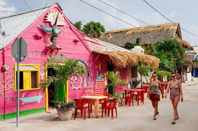 Holbox island: Boat tour & golf cart ride, Lunch and open bar - Free Time in Holbox Town: Shopping, Sightseeing, and Local Bites