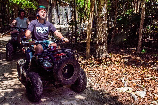 Horseback Ride, ATVs (Shared), Cenote & Ziplines! From Playa Del Carmen - Lunch and timing: chicken fajitas, then back on the move