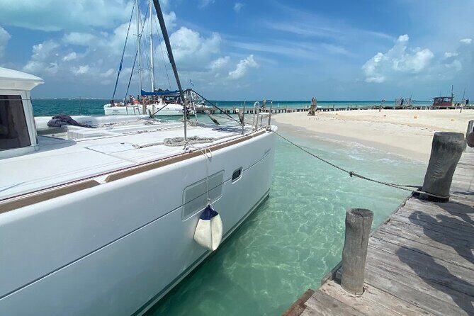 Isla Mujeres on luxury catamaran with snorkel, open bar and lunch - On Board Vibes: Premium Open Bar, Music, and What’s Actually Served