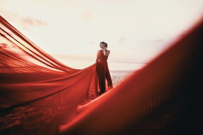 Luxurious Flying Dress Photoshoot in Riviera Maya - Picking Your Flying Dress: Color Choice and How Styling Helps