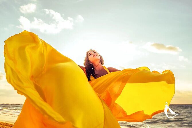 Luxurious Flying Dress Photoshoot in Riviera Maya - The Online Gallery and Your Edited Photos in 7 Days