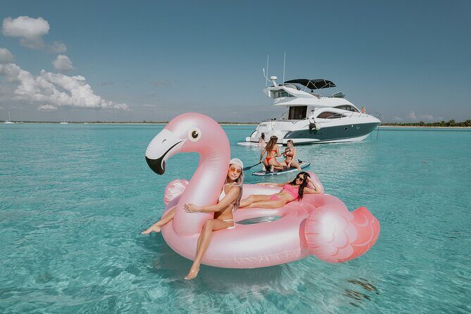 Luxury Private Bachelorette Yacht – 51' Leopard Tulum - Boarding in Puerto Aventuras: Your Starting Point and What It Means