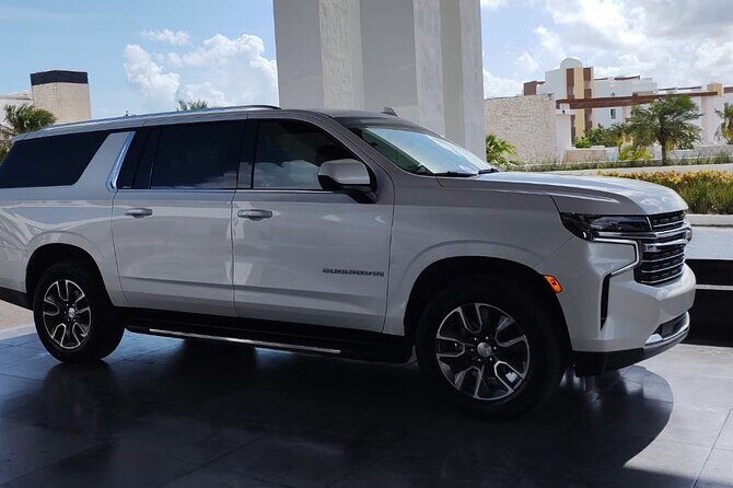 Luxury SUV Private Transfer – Cancun Airport ↔ Playa del Carmen - Where You’ll Be Picked Up: Cancun Airport Start and Playa’s Plaza La Algeria