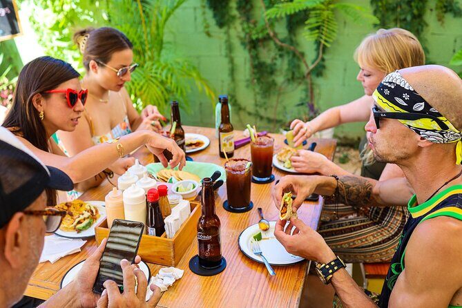 Mexican Beer & Seafood Madness in Tulum - Stop 3: Andromeda Ote 14 for seafood tacos + micheladas and beer