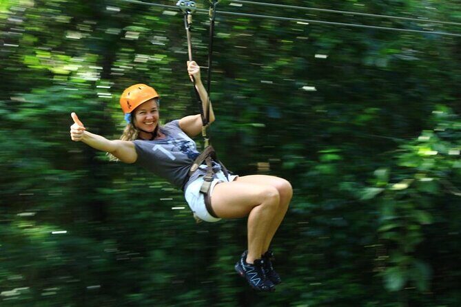 Mystic Adventure Atv and Cenote Experience from Tulum - Zip lines through the jungle, including the cenote landing