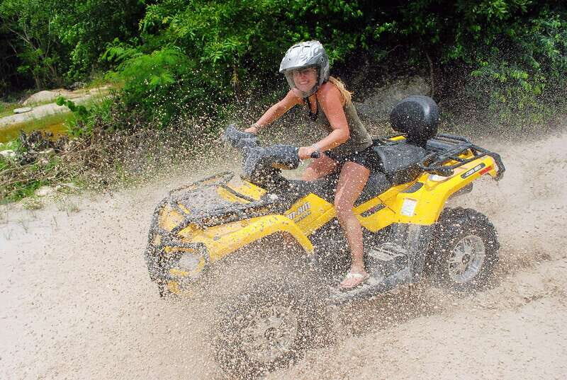 Playa del Carmen: ATV Xtreme & Zipline Experience - The 450cc Can-Am ATV in the Mayan jungle