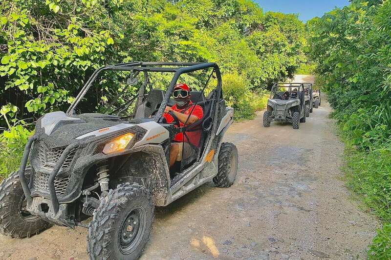 Playa Del Carmen: Cenote & Mayan Village Tour by Buggy - Starting point: briefing, gear, and the driving rules