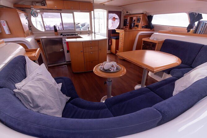 Private 6 Hrs 47 ft. Catamaran Snorkel & Cielo Charter (30p. max) - Your 6-hour flow: from the marina to reefs and sandbar time