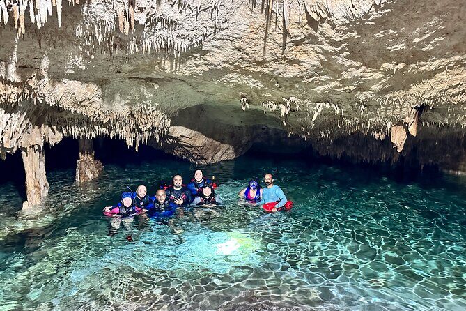 Private Cenote Snorkeling Tour – Tulum’s Hidden Gems - Cenote Nicte-ha: open-air sun, lily pads, small fish, and a jump platform