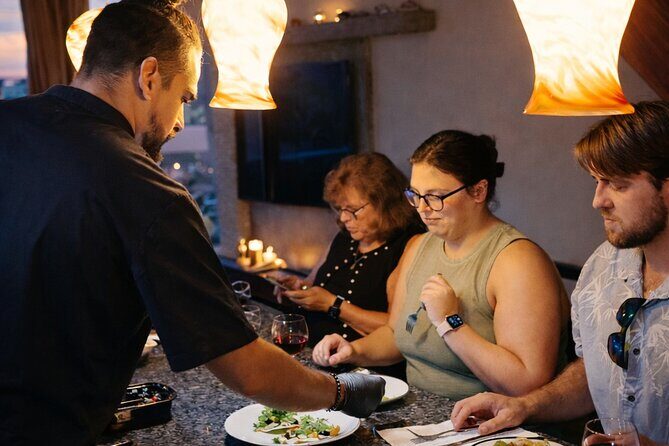 Private Chef Experience with Chef Jorge Criado - Starter Stage: Aguachile, Tostada, and Elote With a Twist