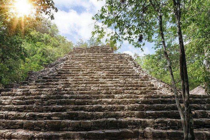 Private Coba & Jungle Adventure: Zipline, Rappel & Cenote - Cobá ruins by bike, plus the climb you came for