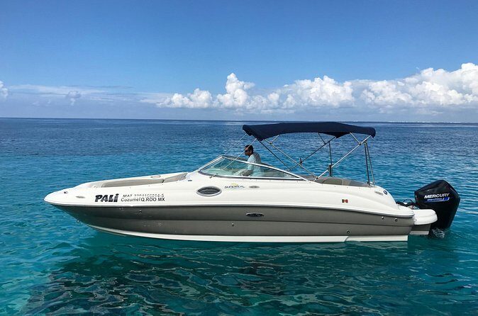Private snorkeling with 23ft Sea Ray in San Miguel de Cozumel - Snorkeling gear, drinks, and that small-boat comfort factor