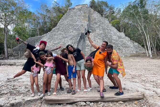 Private Tour Coba Ruin Punta Laguna Monkey Spider Cenote Mayan Village - The zip line at Punta Laguna: optional adrenaline, real gear