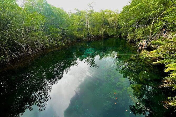 Private Tour to Tulum Cenotes Sac Actun - Entering the cave sections: snorkeling and the comfort check