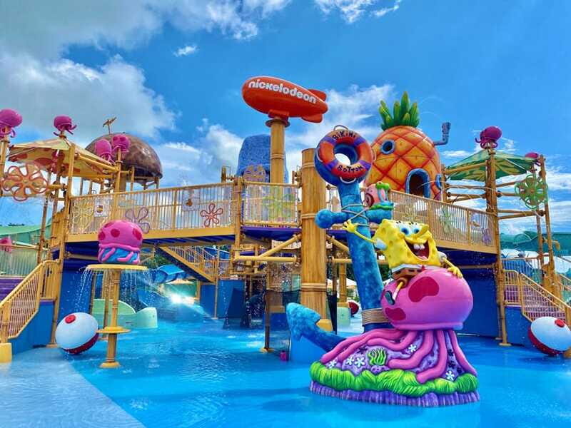 Riviera Maya: Aqua Nick Park - Splash Bites - Beyond slides: Wave Ball, climbing wall, and water walking play