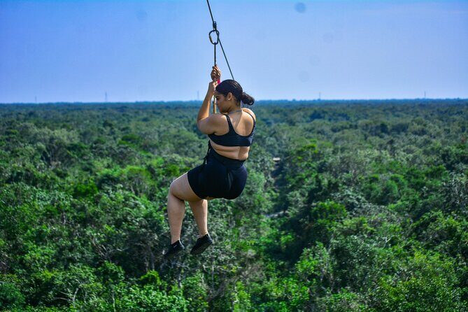 Riviera Maya Half Day Casa Jaguar Cenote, Zipline and ATV - Stop 1: Casa Jaguar—cenote swim, caves, and jungle zip line