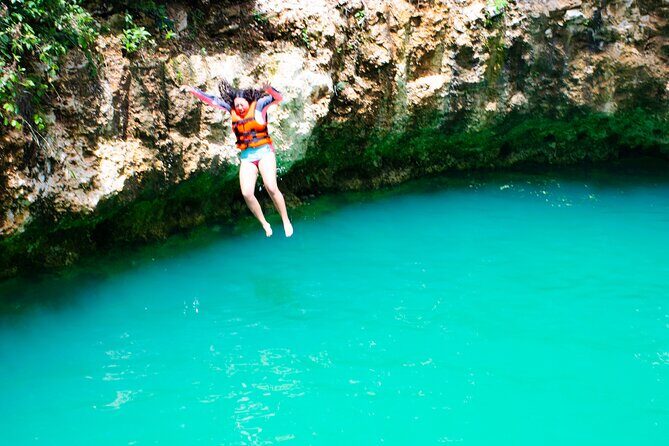 Shared ATV, Zipline, and Cenote Adventure from Playa del Carmen - Your Cenote Swim: Refreshing, but Don’t Expect Perfect Clarity