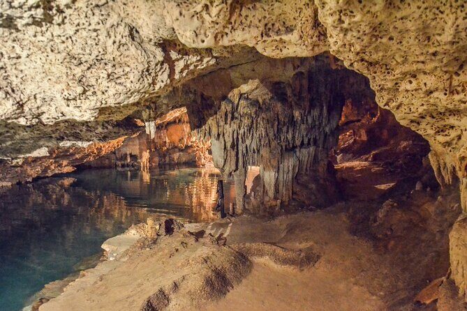 Snorkeling with Turtles and Cenotes - Cenote Caracon: Swapping Open Ocean for Cave-Lit Water