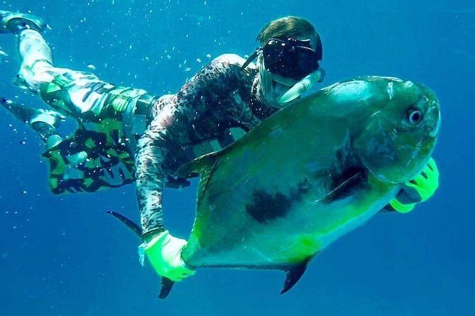 Spearfishing Playa del Carmen or Tulum - The Riviera Maya boat day from Tulum starts early