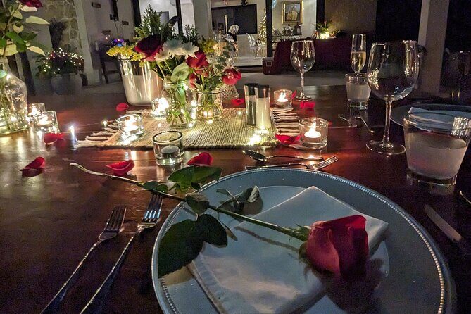 Steak or Lobster dinner in a magical jungle setting. - How the 3-Course Menu Works: Soup, Filet or Lobster, Dessert