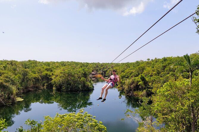 Tankah Mayan Village Zipline Nature Park - The lagoon ziplines: what you’re feeling and why it’s worth it
