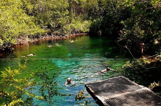 Tankah Mayan Village Zipline Nature Park - Open cenotes and snorkeling: the cool-down that also feels like discovery